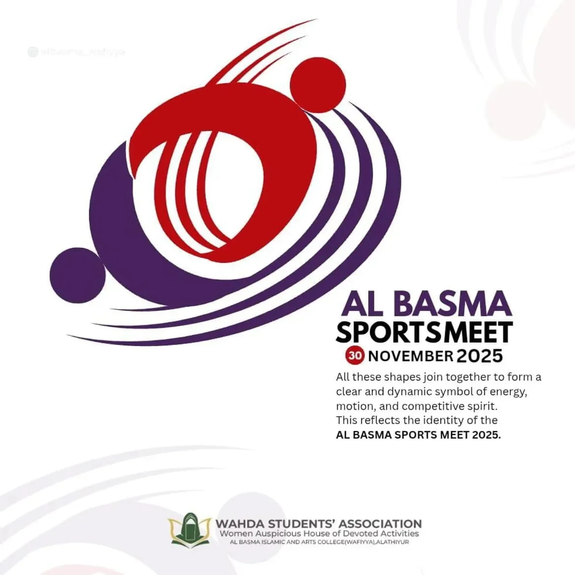 Al Basma Sports Meet logo and visual identity
